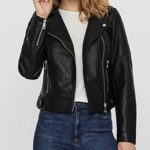 NWT! - Vero Moda | Kerri Biker Faux Leather Jacket